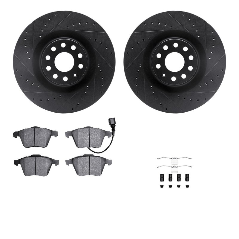 Dynamite Friction 8512-74307 Disc Brake Kit - Front