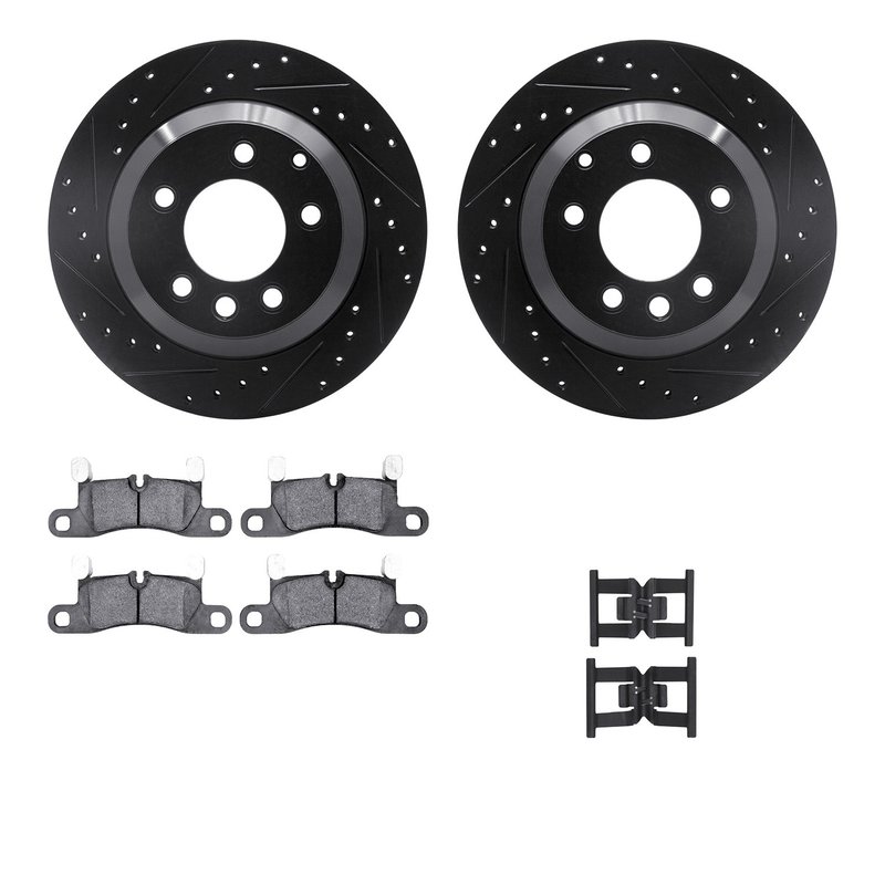 Dynamite Friction 8512-74404 Disc Brake Kit - Rear