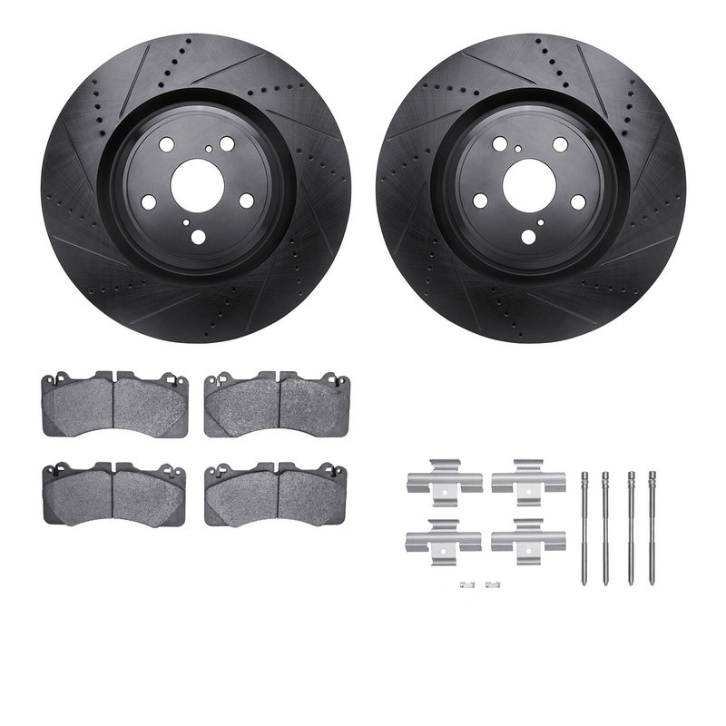 Dynamic Friction 8512-75028 Disc Brake Kit - Front