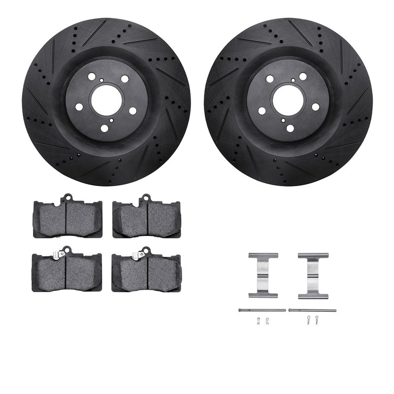 Dynamite Friction 8512-75031 Disc Brake Kit - Front