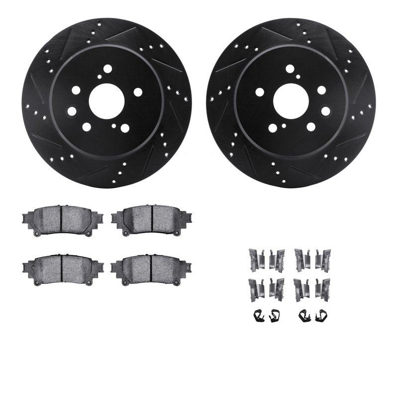 Dynamite Friction 8512-75033 Disc Brake Kit - Rear