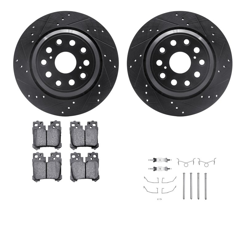 Dynamite Friction 8512-75102 Disc Brake Kit - Rear