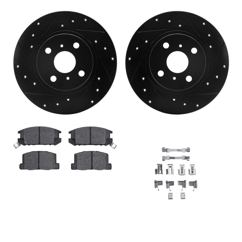 Dynamite Friction 8512-76033 Disc Brake Kit - Rear