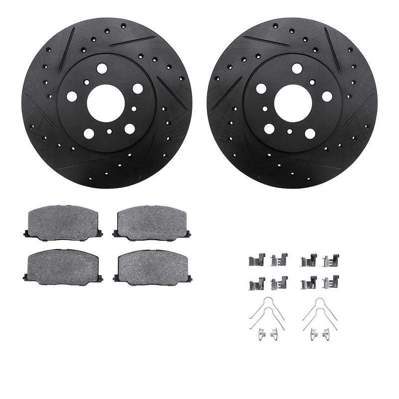 Dynamic Friction 8512-76039 Disc Brake Kit - Front