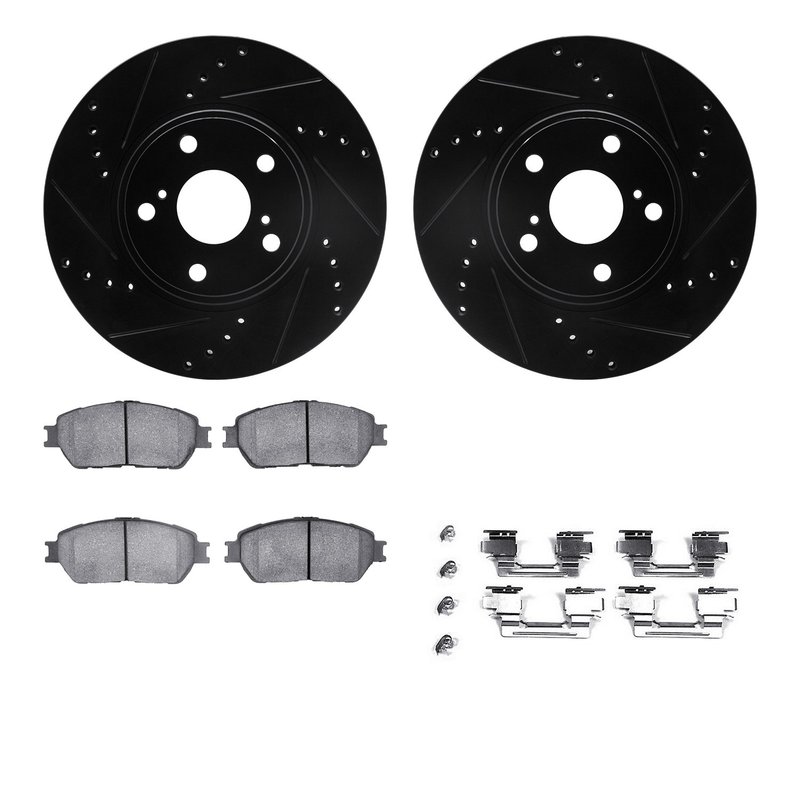 Dynamite Friction 8512-76061 Disc Brake Kit - Front