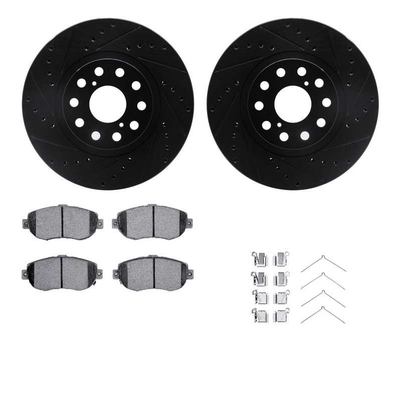 Dynamite Friction 8512-76070 Disc Brake Kit - Front