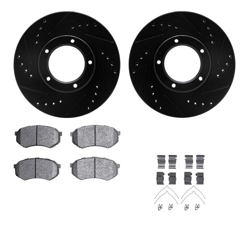 Dynamite Friction 8512-76072 Disc Brake Kit - Front