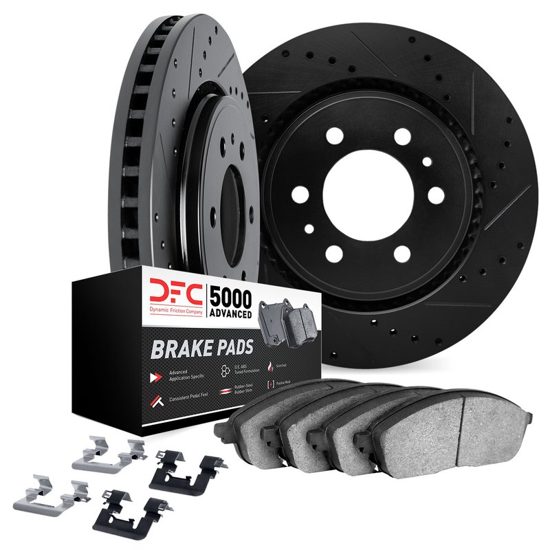 Dynamite Friction 8512-76077 Disc Brake Kit - Front