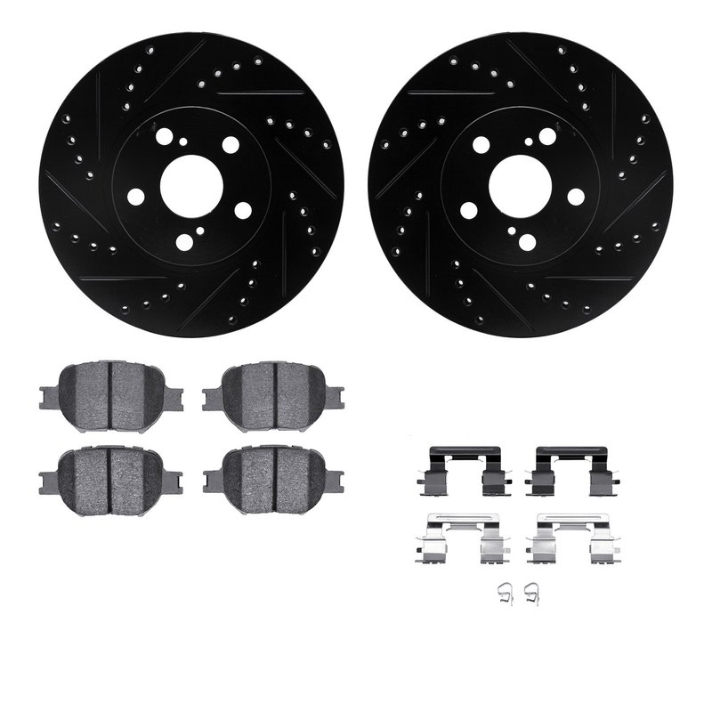 Dynamite Friction 8512-76082 Disc Brake Kit - Front