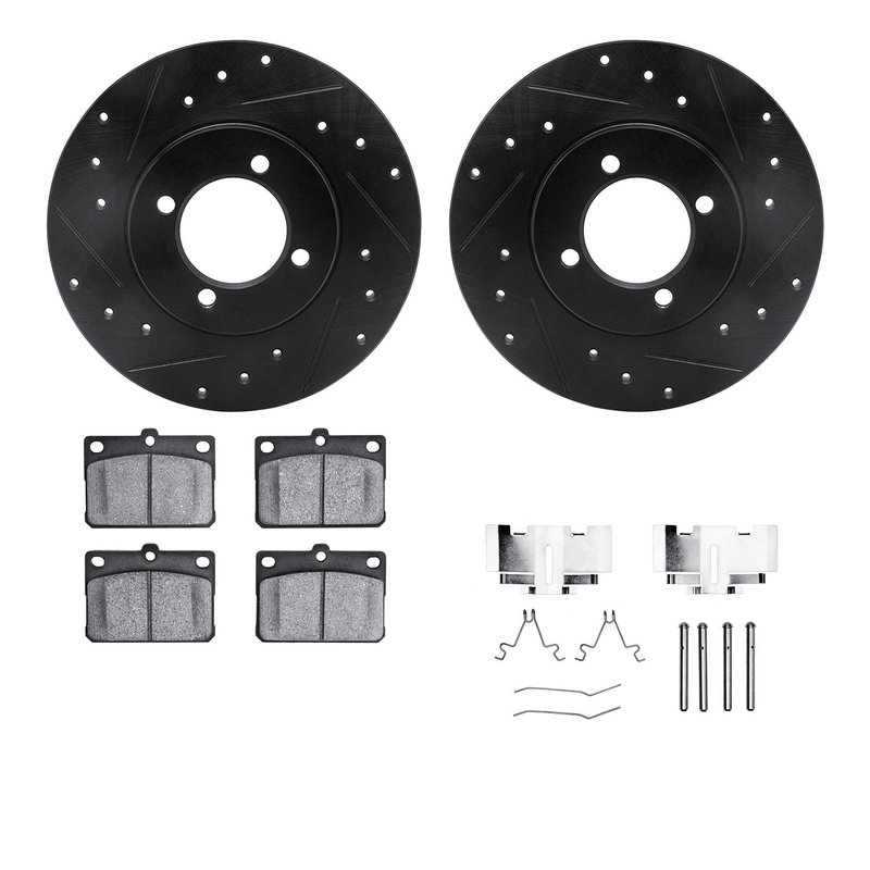 Dynamite Friction 8512-76126 Disc Brake Kit - Front