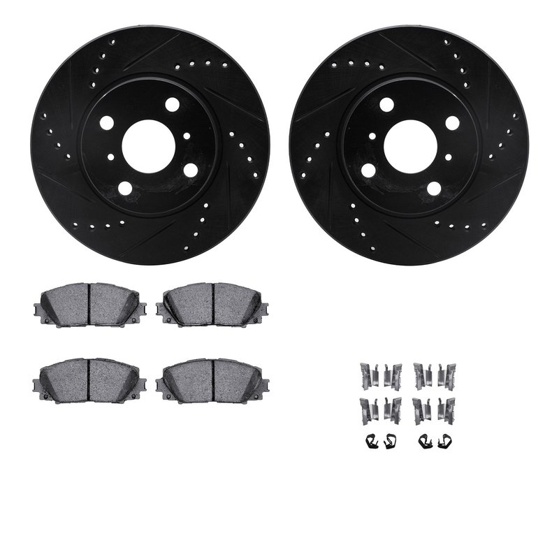 Dynamite Friction 8512-76129 Disc Brake Kit - Front
