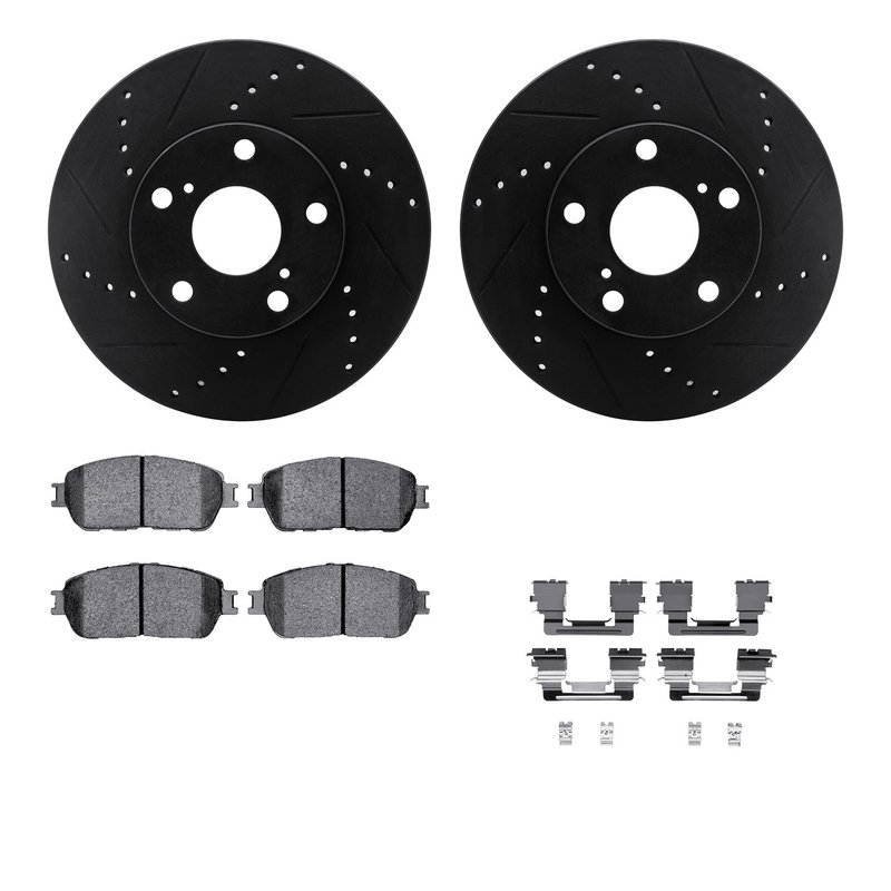 Dynamite Friction 8512-76138 Disc Brake Kit - Front