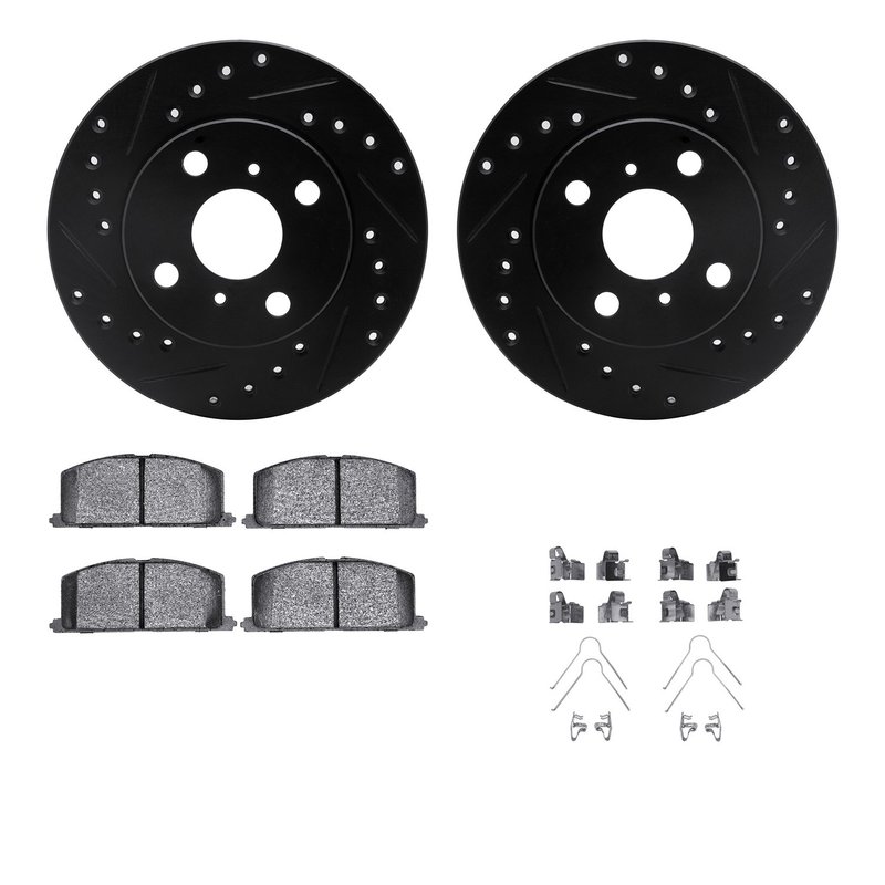 Dynamite Friction 8512-76157 Disc Brake Kit - Front