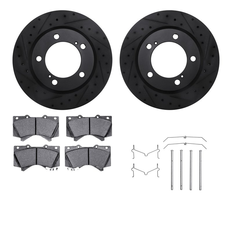 Dynamite Friction 8512-76162 Disc Brake Kit - Front