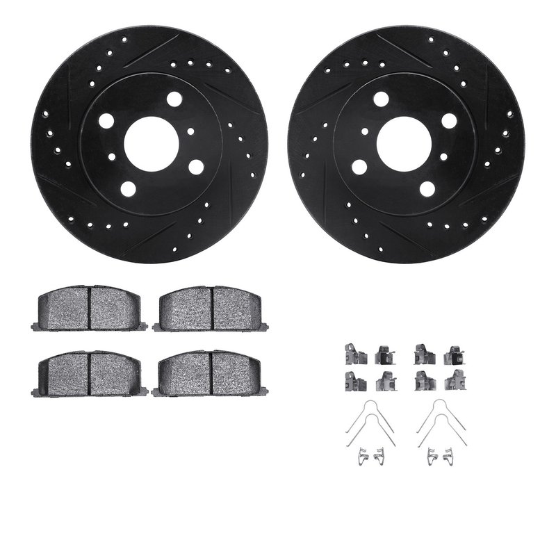 Dynamite Friction 8512-76194 Disc Brake Kit - Front
