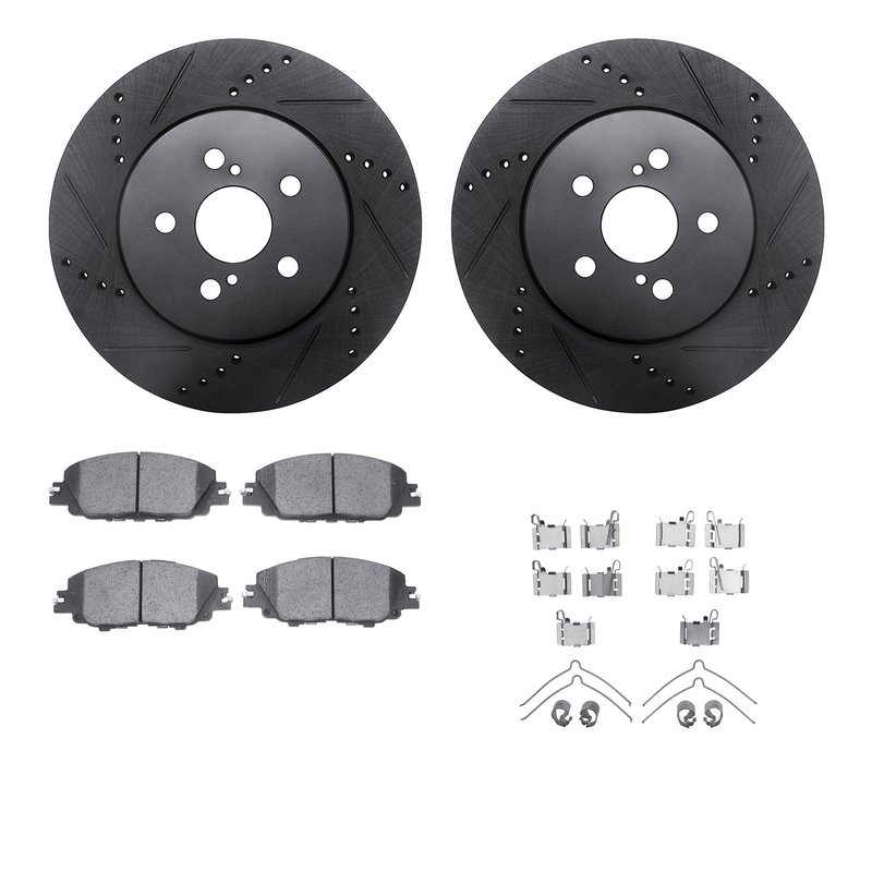 Dynamite Friction 8512-76196 Disc Brake Kit - Front