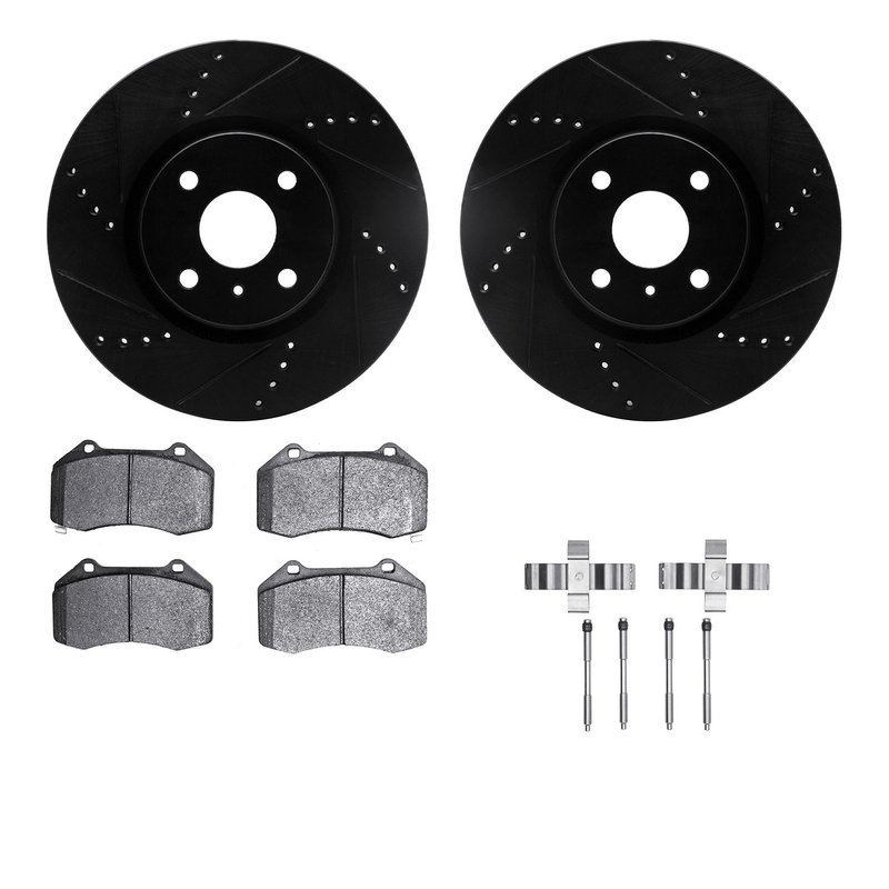 Dynamite Friction 8512-80331 Disc Brake Kit - Front