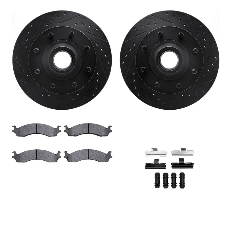 Dynamite Friction 8512-99327 Disc Brake Kit - Front