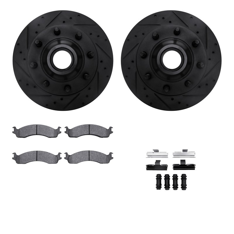 Dynamite Friction 8512-99333 Disc Brake Kit - Front