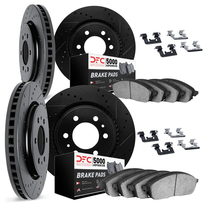 Dynamite Friction 8514-48037 Disc Brake Kit - Front and Rear