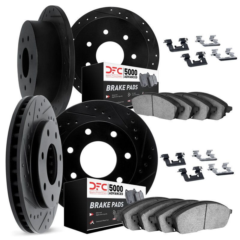 Dynamite Friction 8514-54033 Disc Brake Kit - Front and Rear