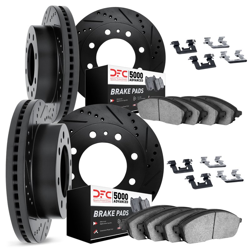 Dynamite Friction 8514-54038 Disc Brake Kit - Front and Rear