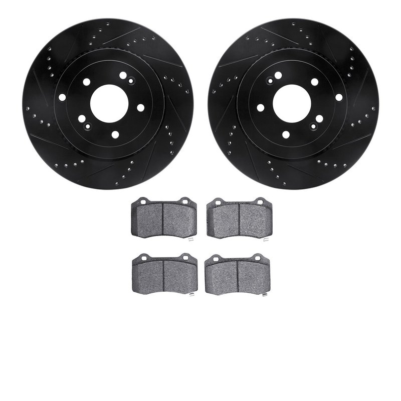 Dynamite Friction 8602-03002 Disc Brake Kit - Rear