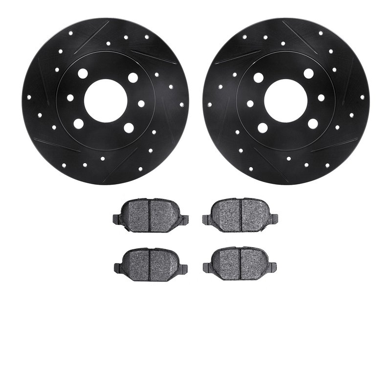 Dynamite Friction 8602-07000 Disc Brake Kit - Rear