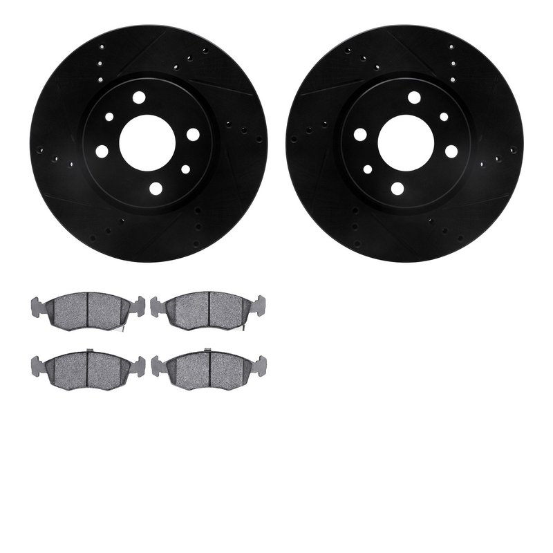 Dynamite Friction 8602-07001 Disc Brake Kit - Front