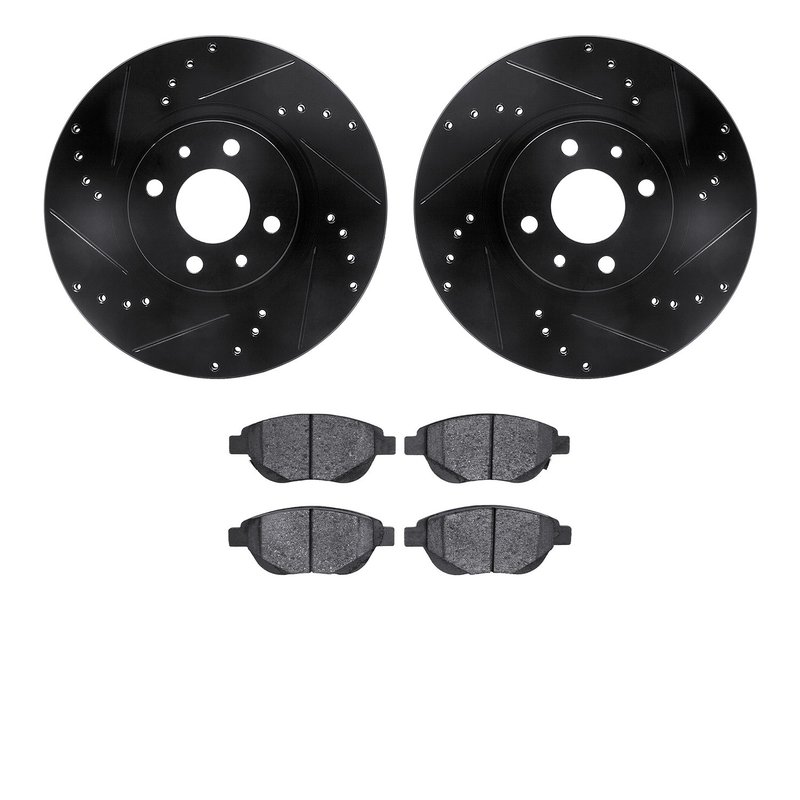 Dynamite Friction 8602-07003 Disc Brake Kit - Front