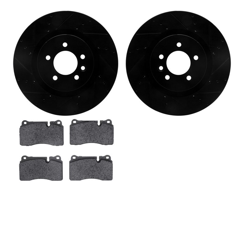 Dynamite Friction 8602-11007 Disc Brake Kit - Front