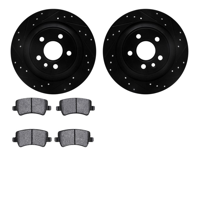 Dynamite Friction 8602-11020 Disc Brake Kit - Rear