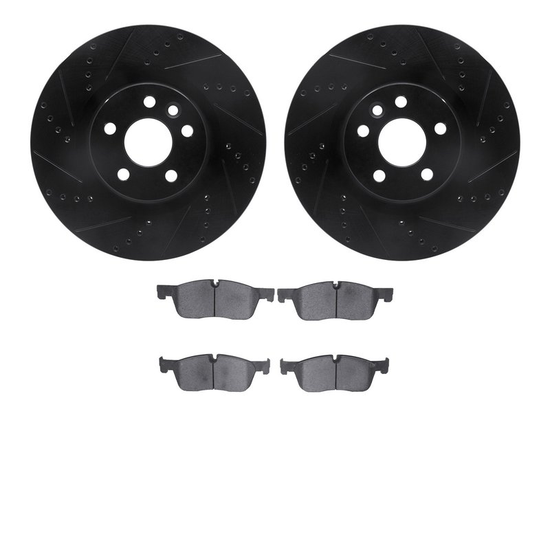 Dynamite Friction 8602-11024 Disc Brake Kit - Front
