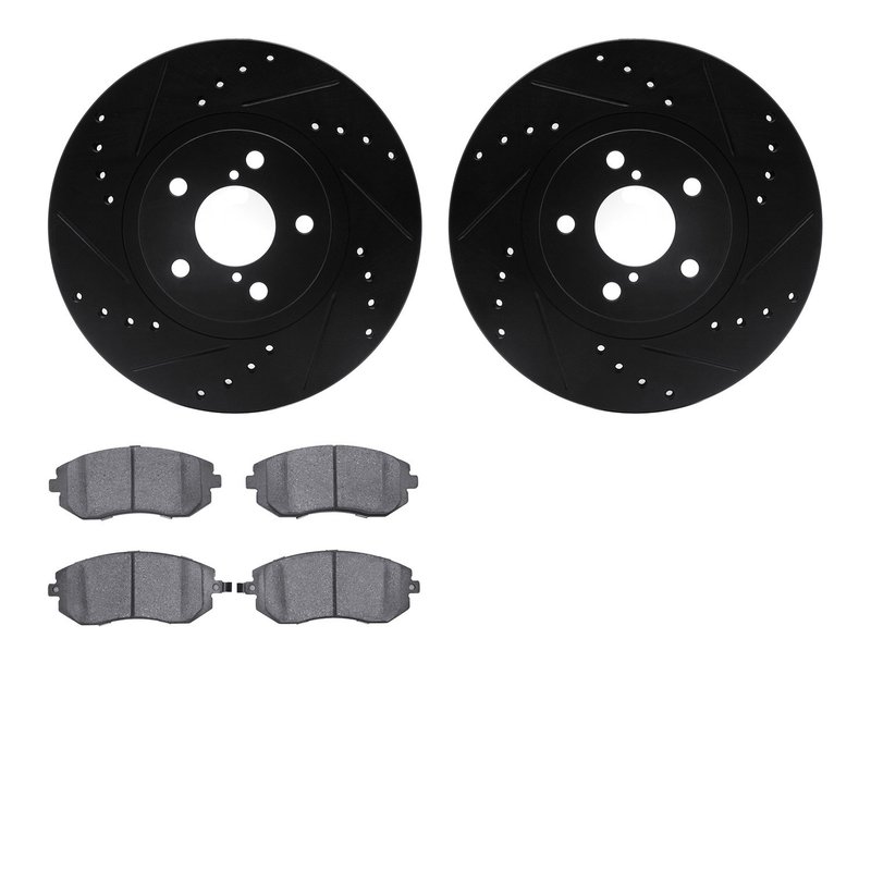 Dynamite Friction 8602-13001 Disc Brake Kit - Front