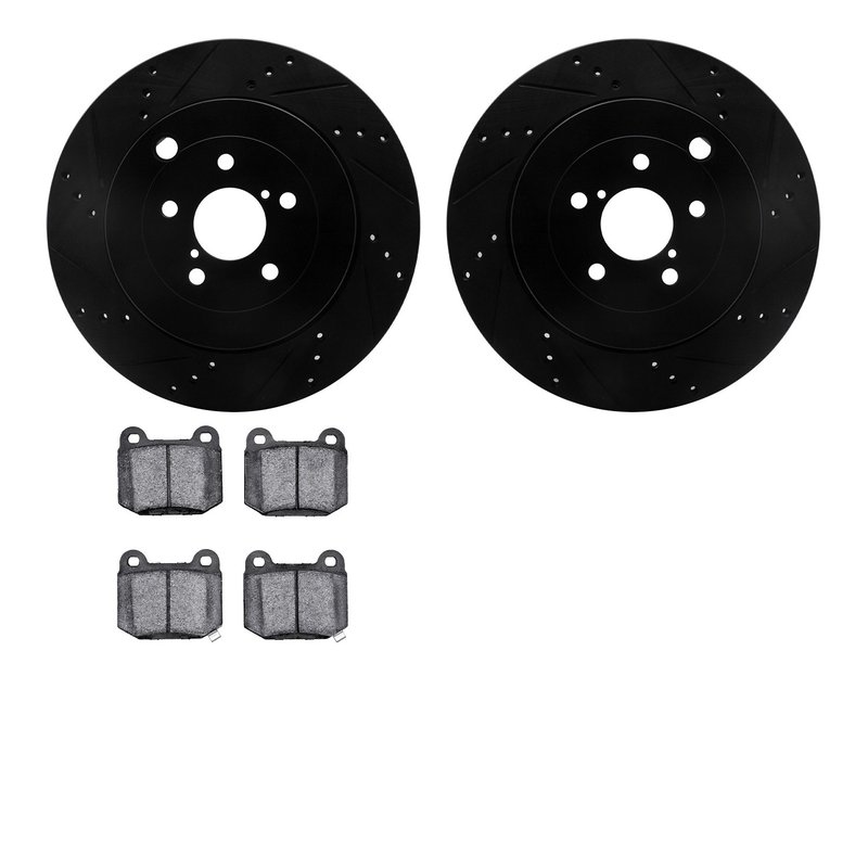 Dynamic Friction 8602-13013 Disc Brake Kit - Rear