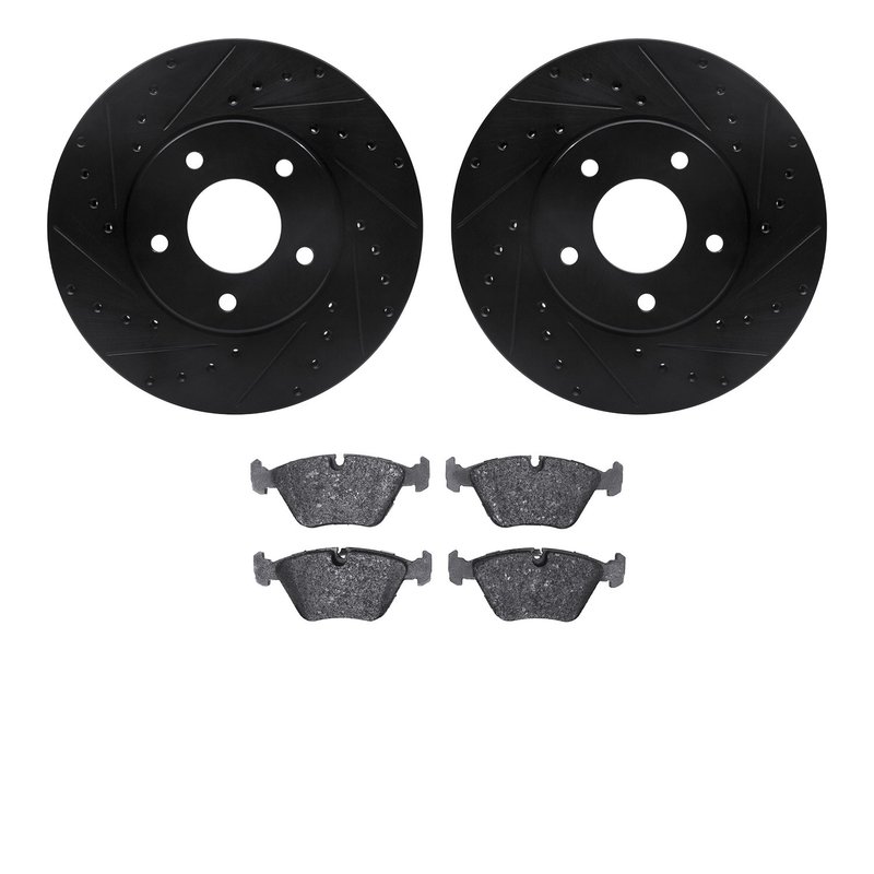 Dynamite Friction 8602-20007 Disc Brake Kit - Front