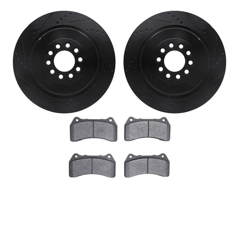 Dynamite Friction 8602-20012 Disc Brake Kit - Front