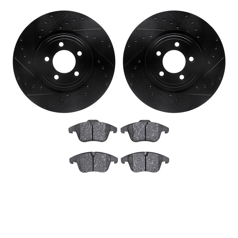 Dynamic Friction 8602-20016 Disc Brake Kit - Front