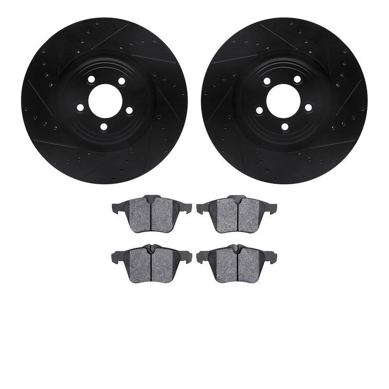 Dynamite Friction 8602-20017 Disc Brake Kit - Front