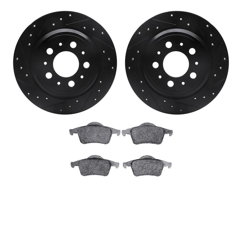 Dynamic Friction 8602-27025 Disc Brake Kit - Rear