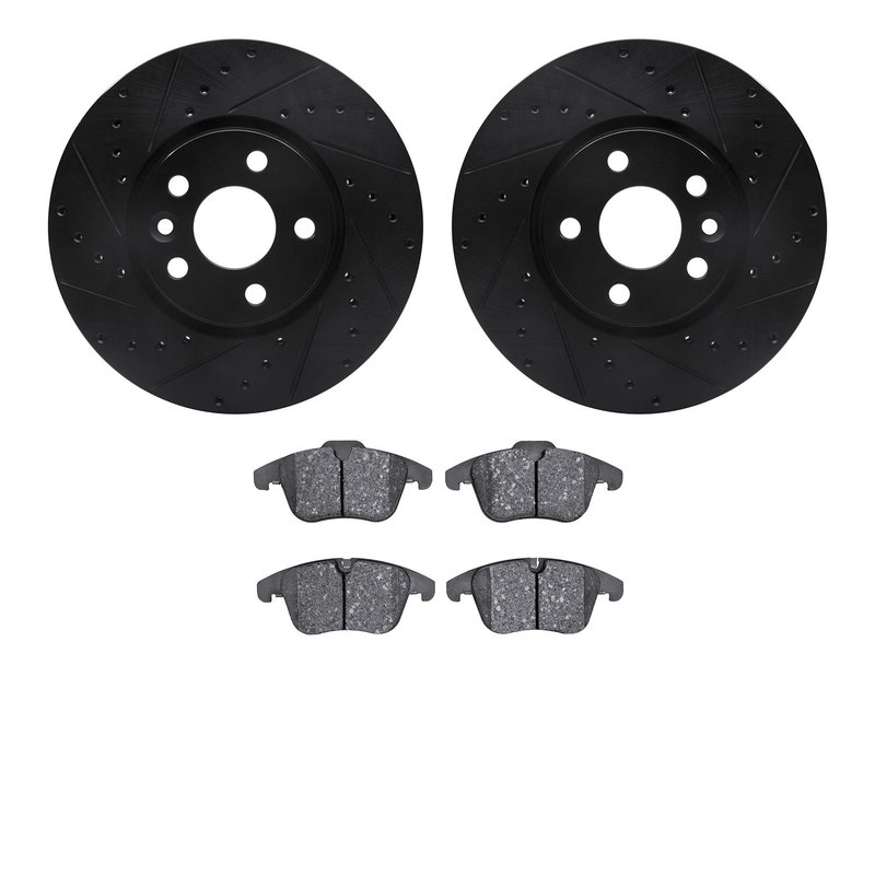 Dynamic Friction 8602-27042 Disc Brake Kit - Front
