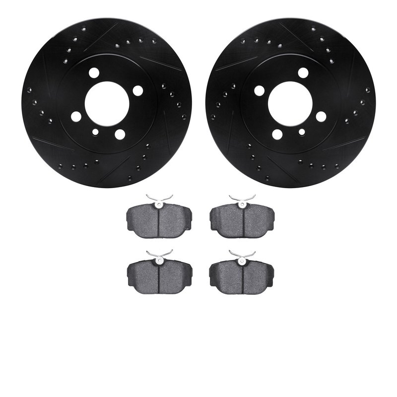 Dynamite Friction 8602-31016 Disc Brake Kit - Front