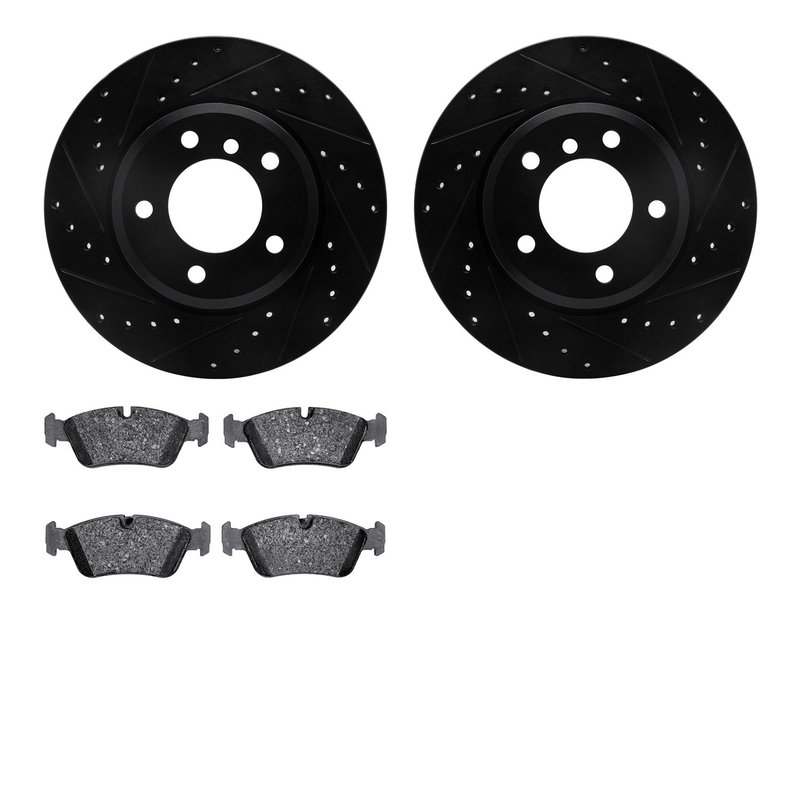 Dynamite Friction 8602-31042 Disc Brake Kit - Front