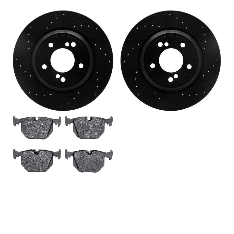 Dynamite Friction 8602-31046 Disc Brake Kit - Rear