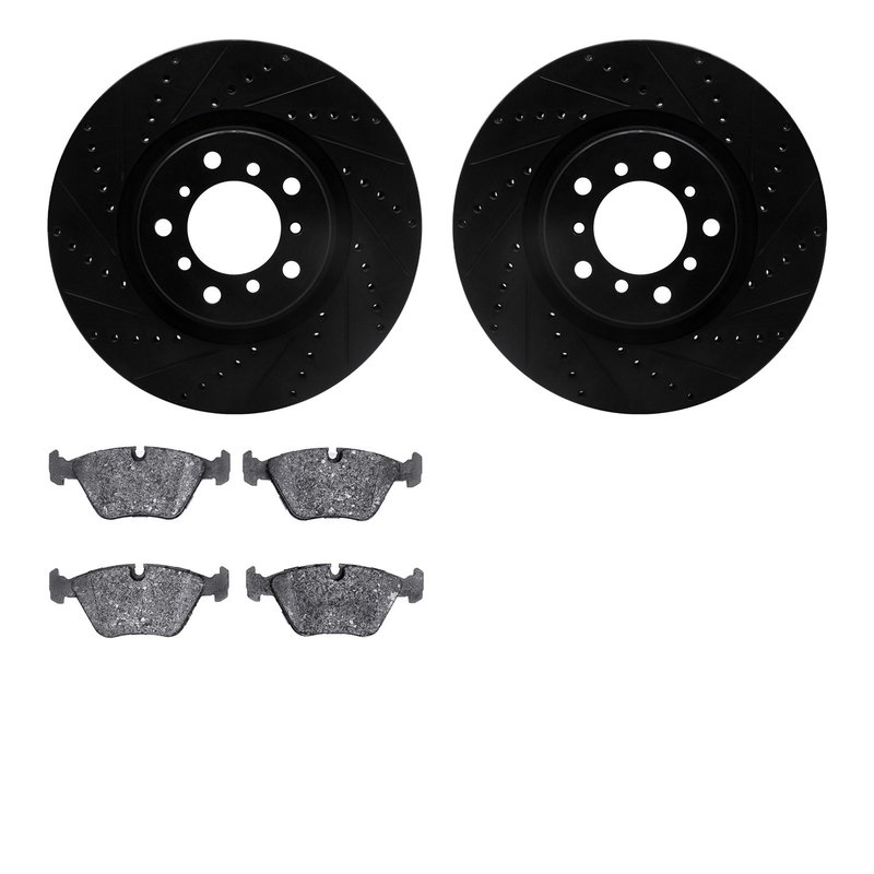 Dynamic Friction 8602-31048 Disc Brake Kit - Front