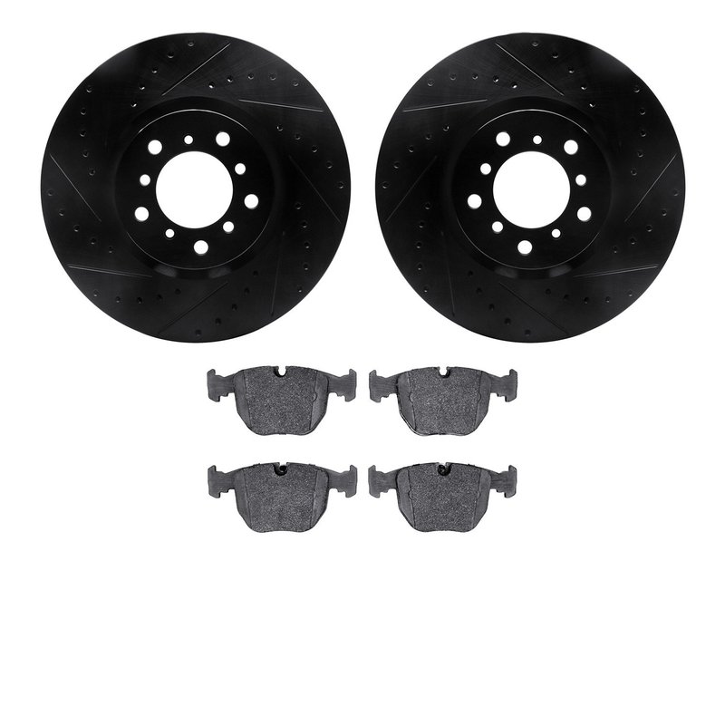 Dynamite Friction 8602-31050 Disc Brake Kit - Front
