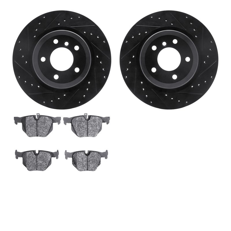 Dynamic Friction 8602-31065 Disc Brake Kit - Rear