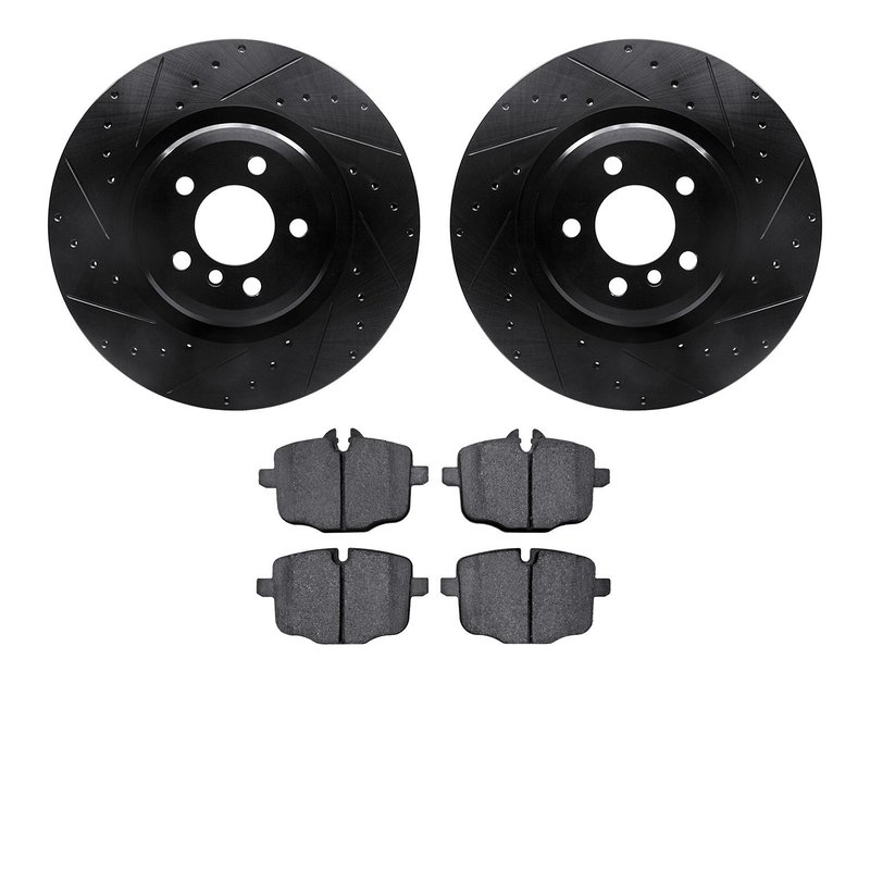 Dynamite Friction 8602-31079 Disc Brake Kit - Rear