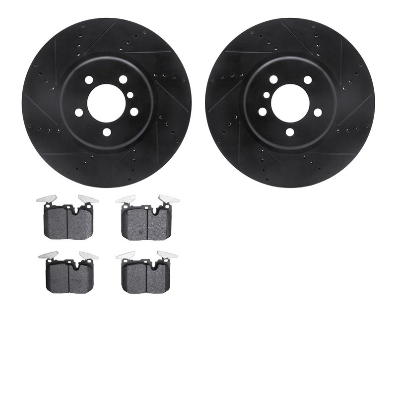 Dynamite Friction 8602-31095 Disc Brake Kit - Front