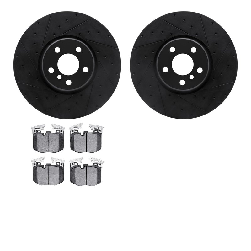 Dynamite Friction 8602-31102 Disc Brake Kit - Front